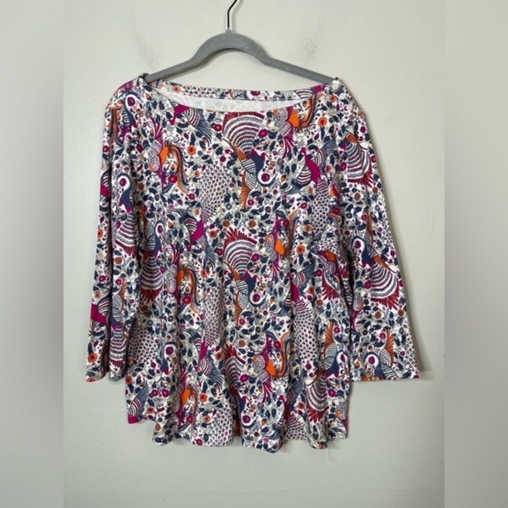 Charter Club Multicolor Patterned Blouse